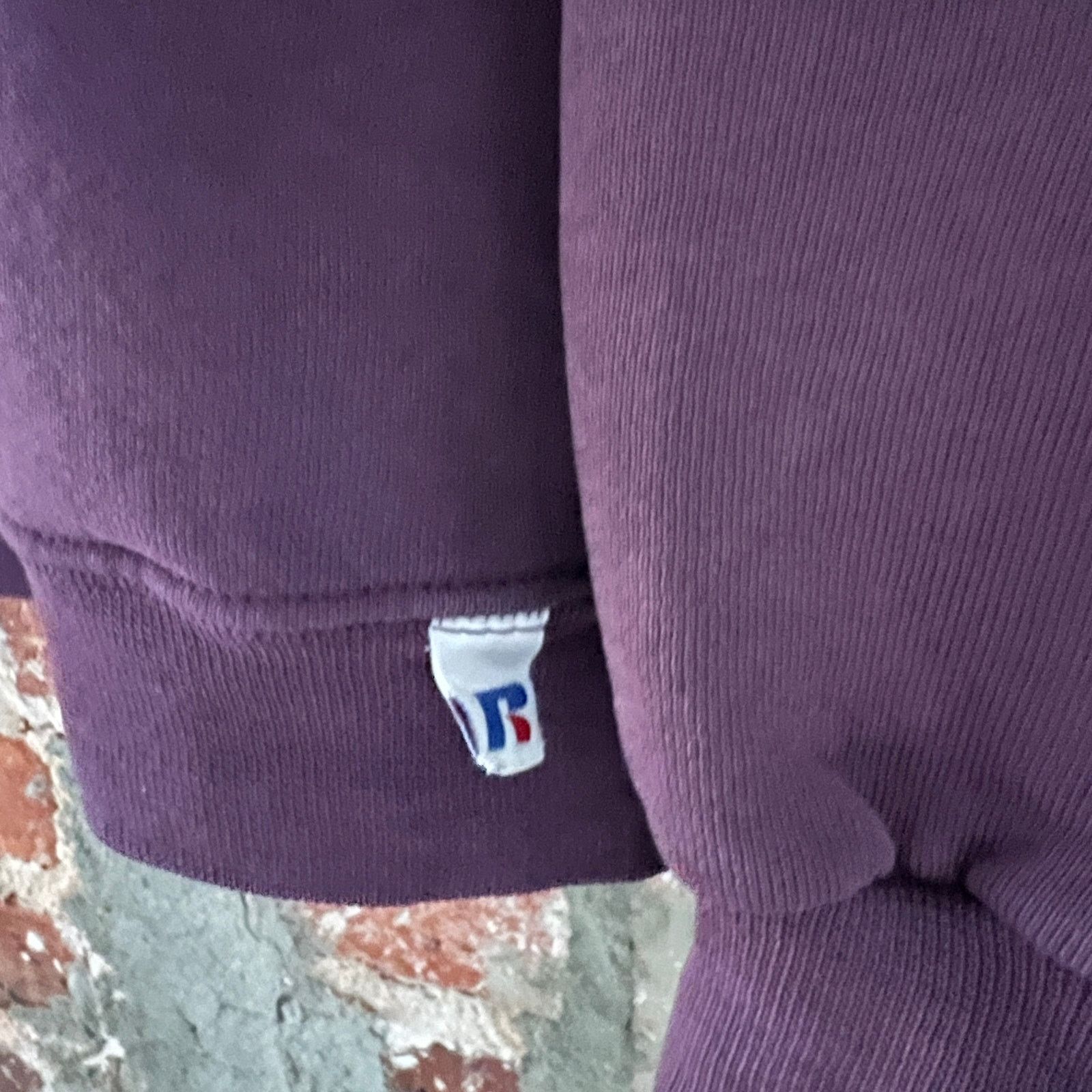 Russell Athletic VTG Russell Men's Sweatshirt Merlot Beautiful Color XL 23x25 Size US XL / EU 56 / 4 - 4 Thumbnail