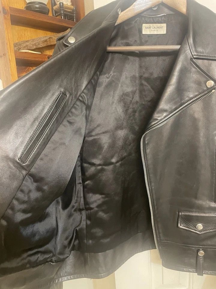 Saint Laurent Paris Saint Laurent Biker jacket 56 Size US XL / EU 56 / 4 - 3 Thumbnail