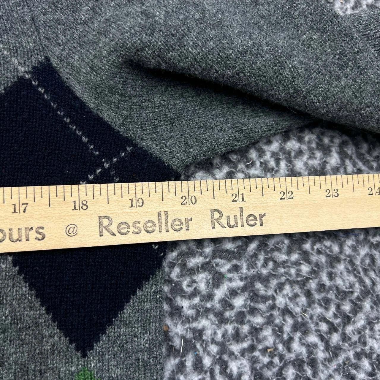 J.Crew J. Crew Sweater Men Argyle Lambswool 1/4 Zip Mock Neck S Size US S / EU 44-46 / 1 - 4 Thumbnail