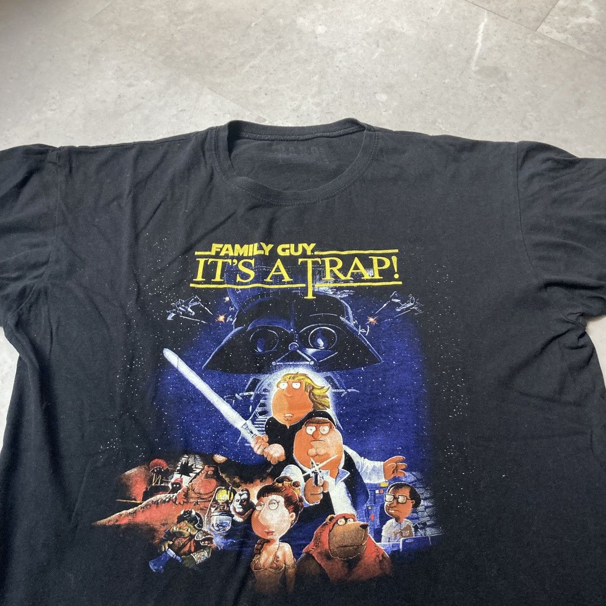 Cartoon Network vintage family guy star wars parody cartoon movie tee Size US L / EU 52-54 / 3 - 2 Thumbnail