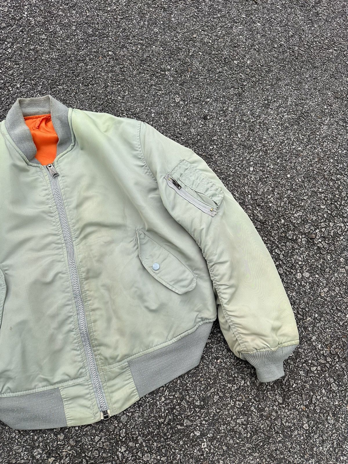 Vintage 🪖Vintage MA-1 Man Intermediate Pract Bomber Jacket Size US L / EU 52-54 / 3 - 6 Thumbnail