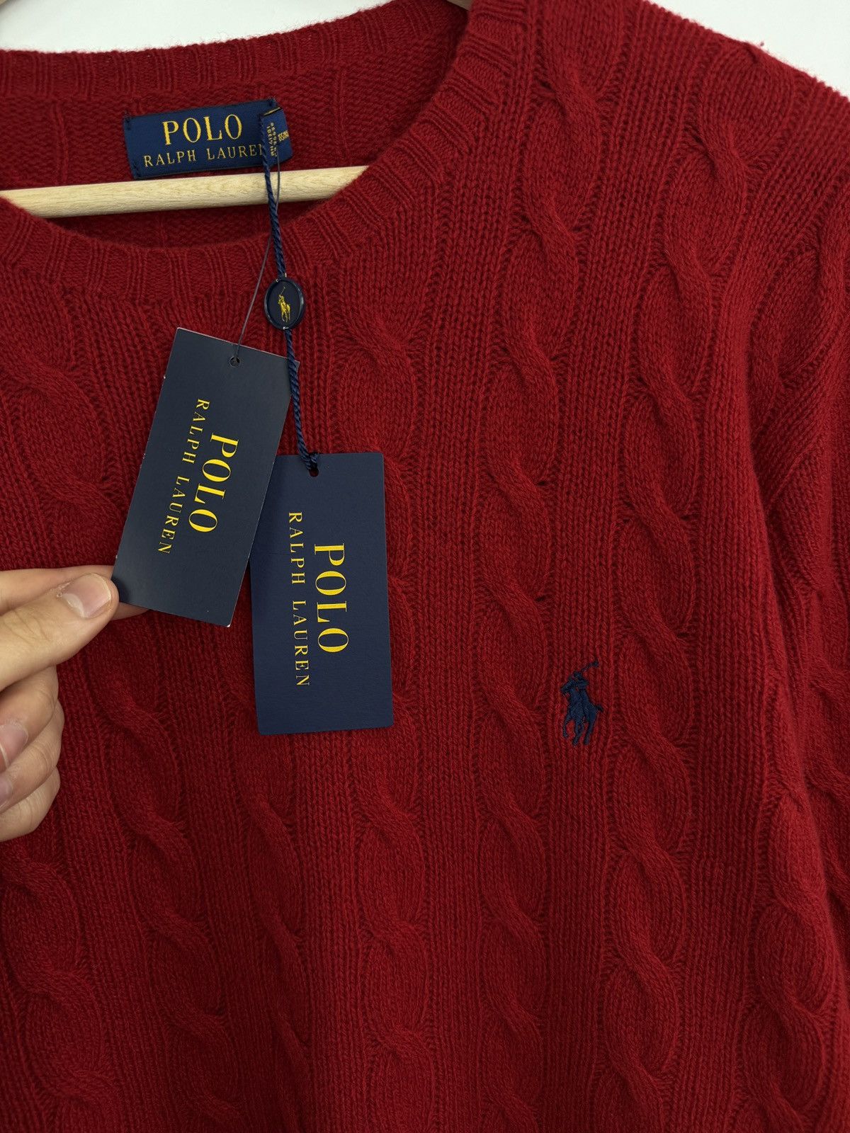 Polo Ralph Lauren 🇺🇸 NEW❗️ Y2K Ralph Lauren Merino Wool Knitted Sweater Rare Size US XL / EU 56 / 4 - 4 Thumbnail