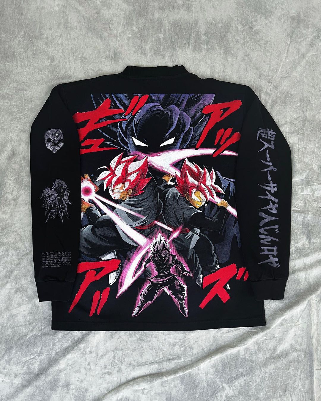 Anime × Japanese Brand Modern Dragon Ball Super : Black Goku Tee By Skaars Size US XL / EU 56 / 4 - 6 Thumbnail