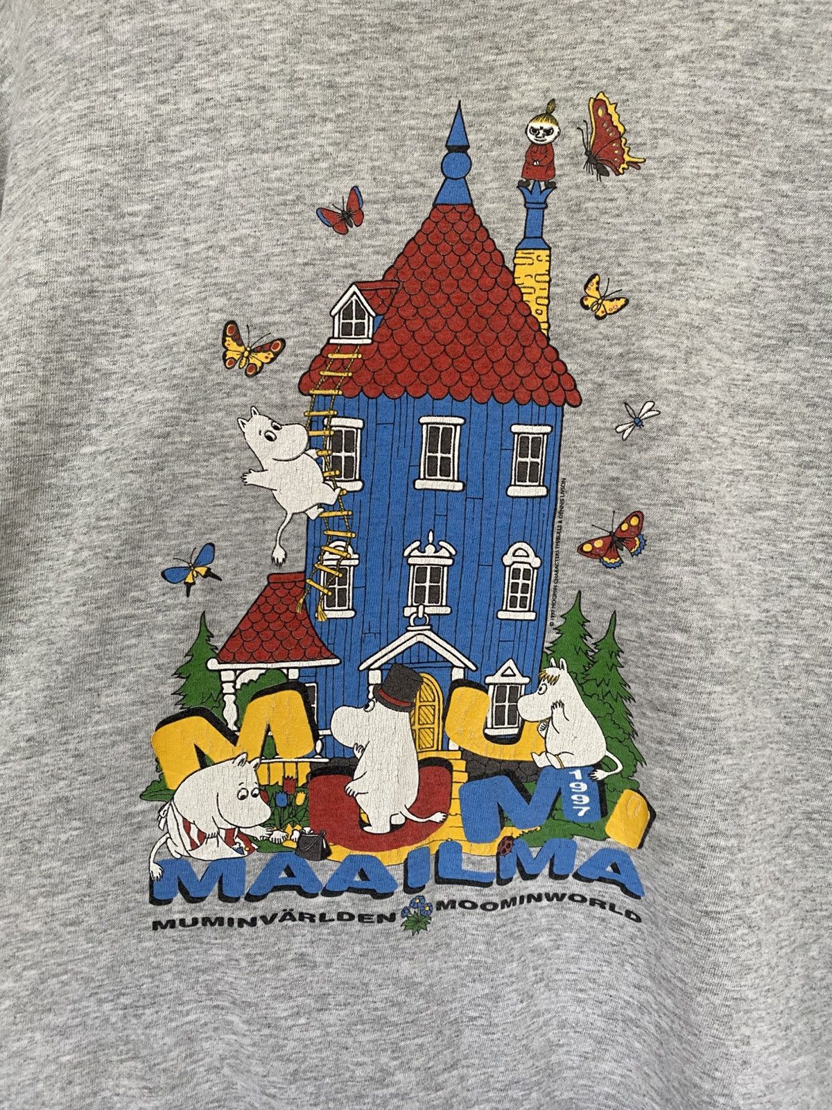 Anime 97' Moomin Characters Thin Paper Tee Size US M / EU 48-50 / 2 - 3 Thumbnail