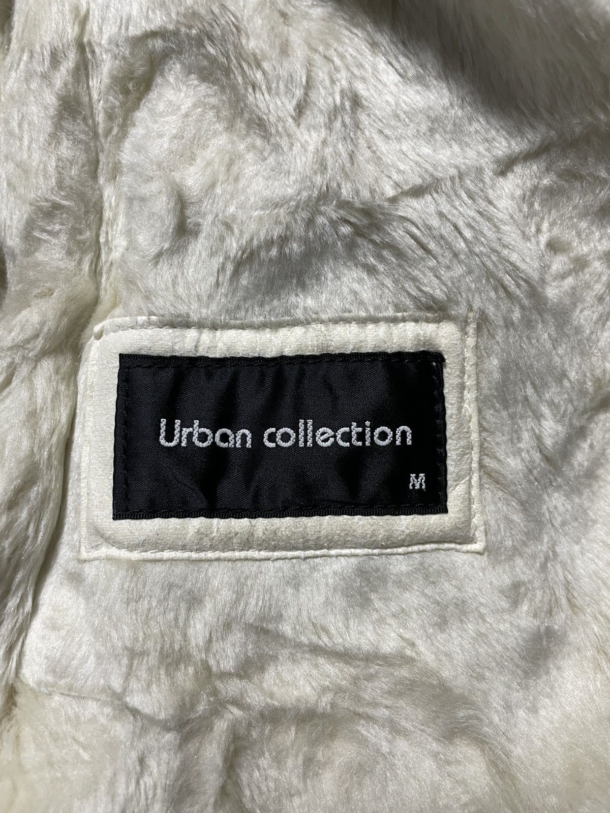 14th Addiction × If Six Was Nine × Le Grande Bleu (L.G.B.) 2000’s Urban Collection Faux Shearling Biker Style Jacket Size US M / EU 48-50 / 2 - 8 Thumbnail