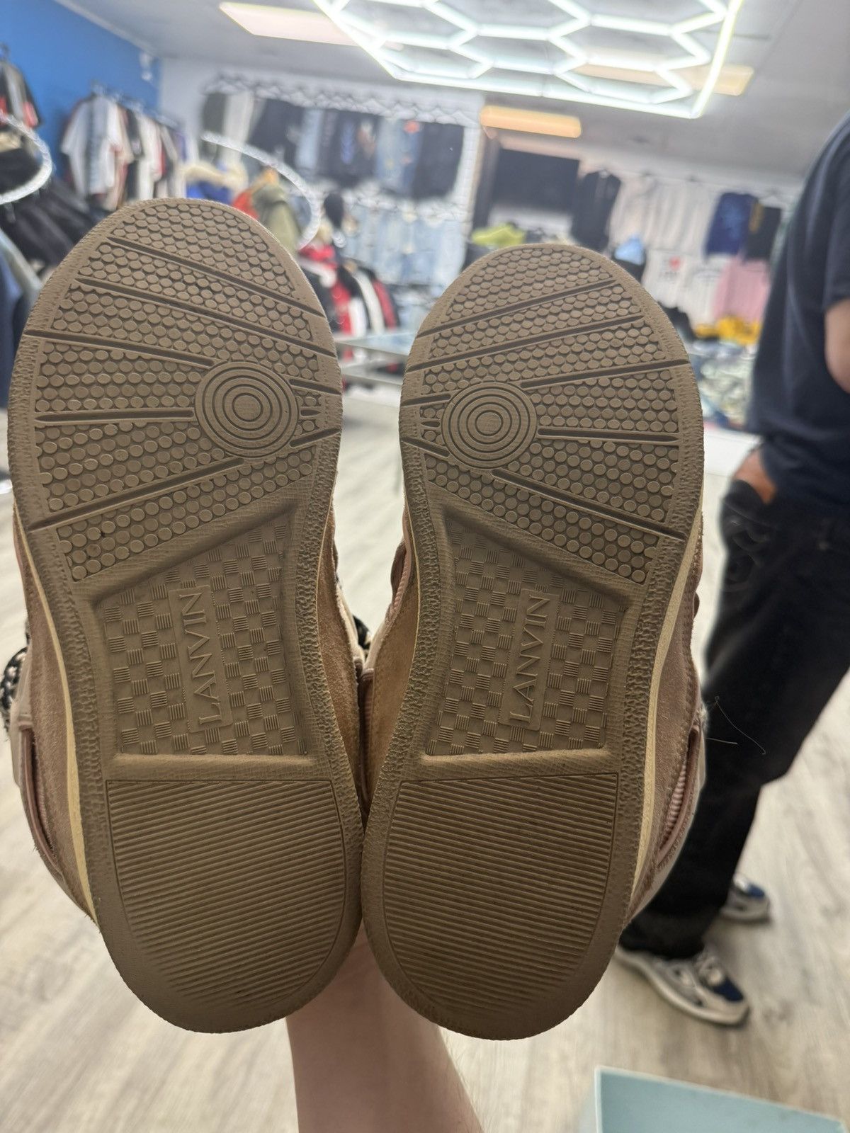 Lanvin Lanvin Curb Sneakers - Pale Pink Size US 10 / EU 43 - 5 Thumbnail