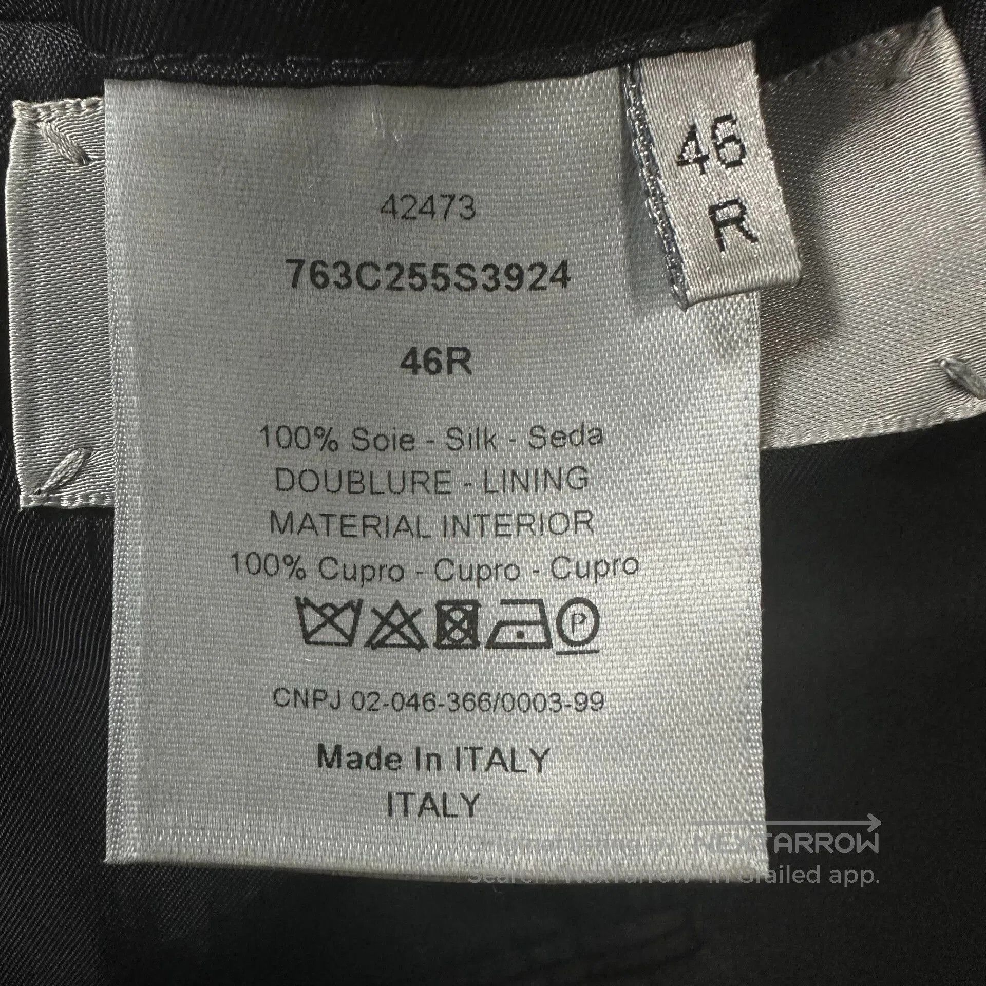 Dior Dior Black and White Satin Weave Suit. Size US M / EU 48-50 / 2 - 7 Thumbnail