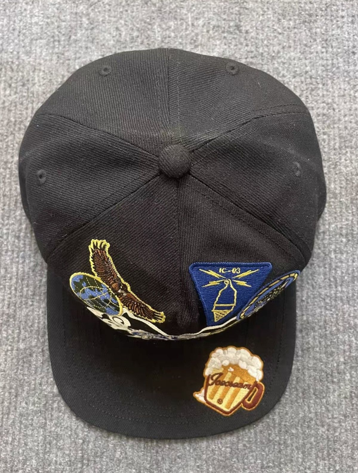 Billionaire Boys Club BBC Embroidered Flat-Brim Baseball Cap / Sun Hat Size ONE SIZE - 3 Thumbnail