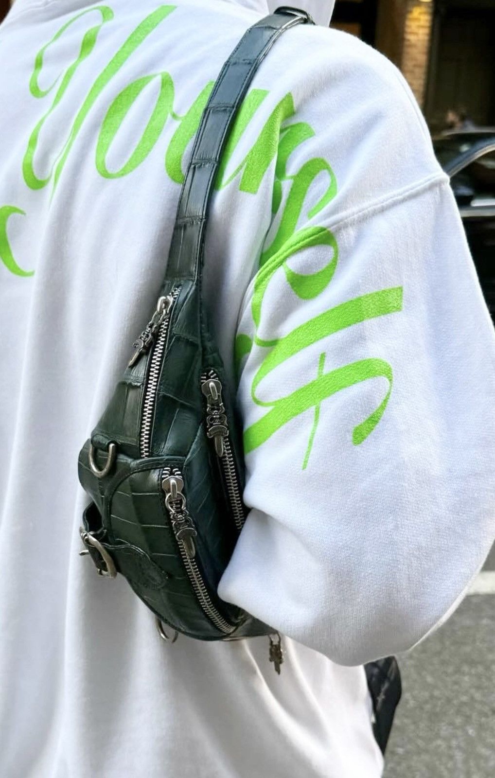 Chrome Hearts CHROME HEARTS ALLIGATOR CROC BAG 4GSELLER Size ONE SIZE - 1 Thumbnail
