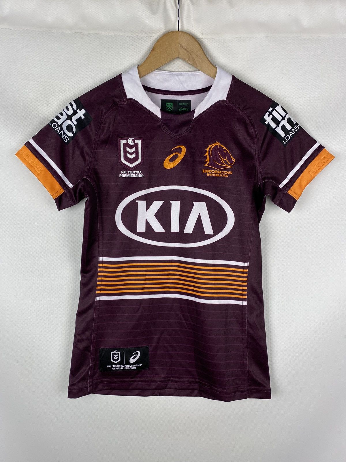 Asics ASICS Brisbane Broncos NRL Home Jersey Rugby Shirt Size S Size US S / EU 44-46 / 1 - 1 Thumbnail