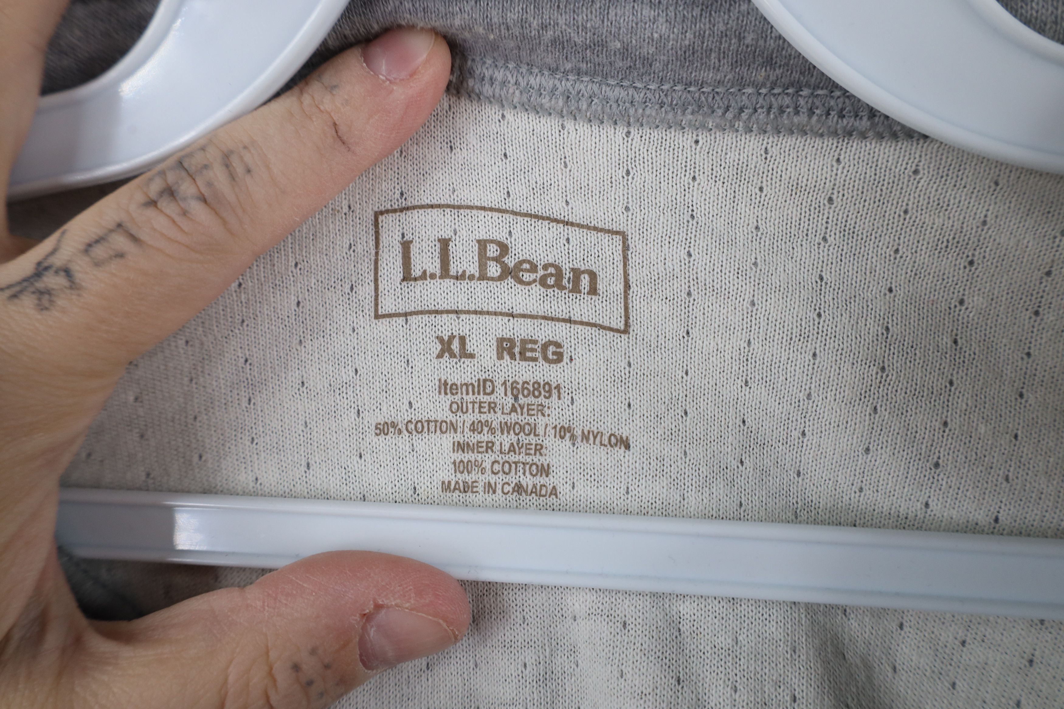 L.L. Bean × Vintage Vintage LL Bean Rivers Driver Long Sleeve Henley T-Shirt Size US XL / EU 56 / 4 - 6 Thumbnail