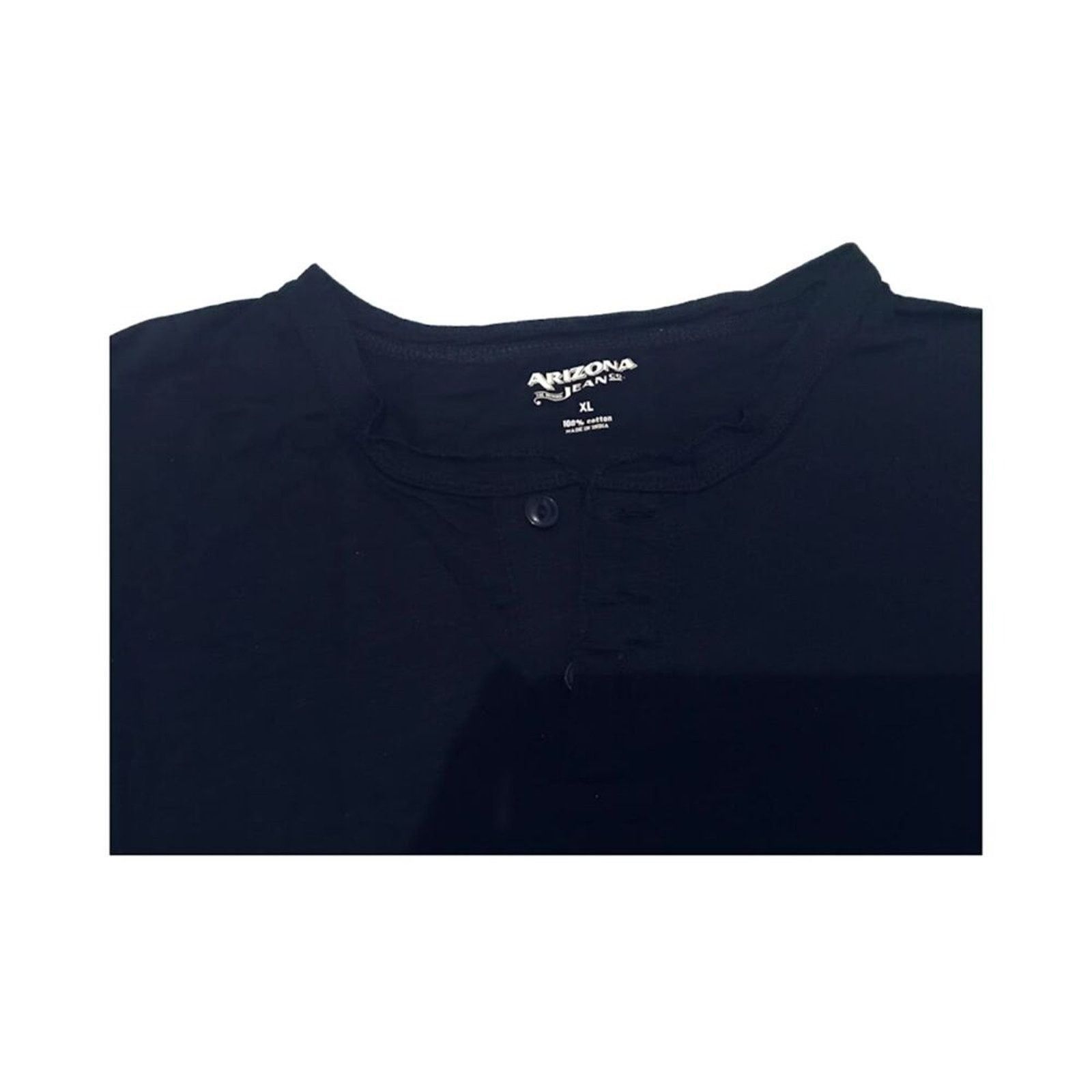 Arizona Jean Co. NWOT Arizona Jeans Men`s Casual T-shirt Black XL 100% Size US XL / EU 56 / 4 - 4 Thumbnail
