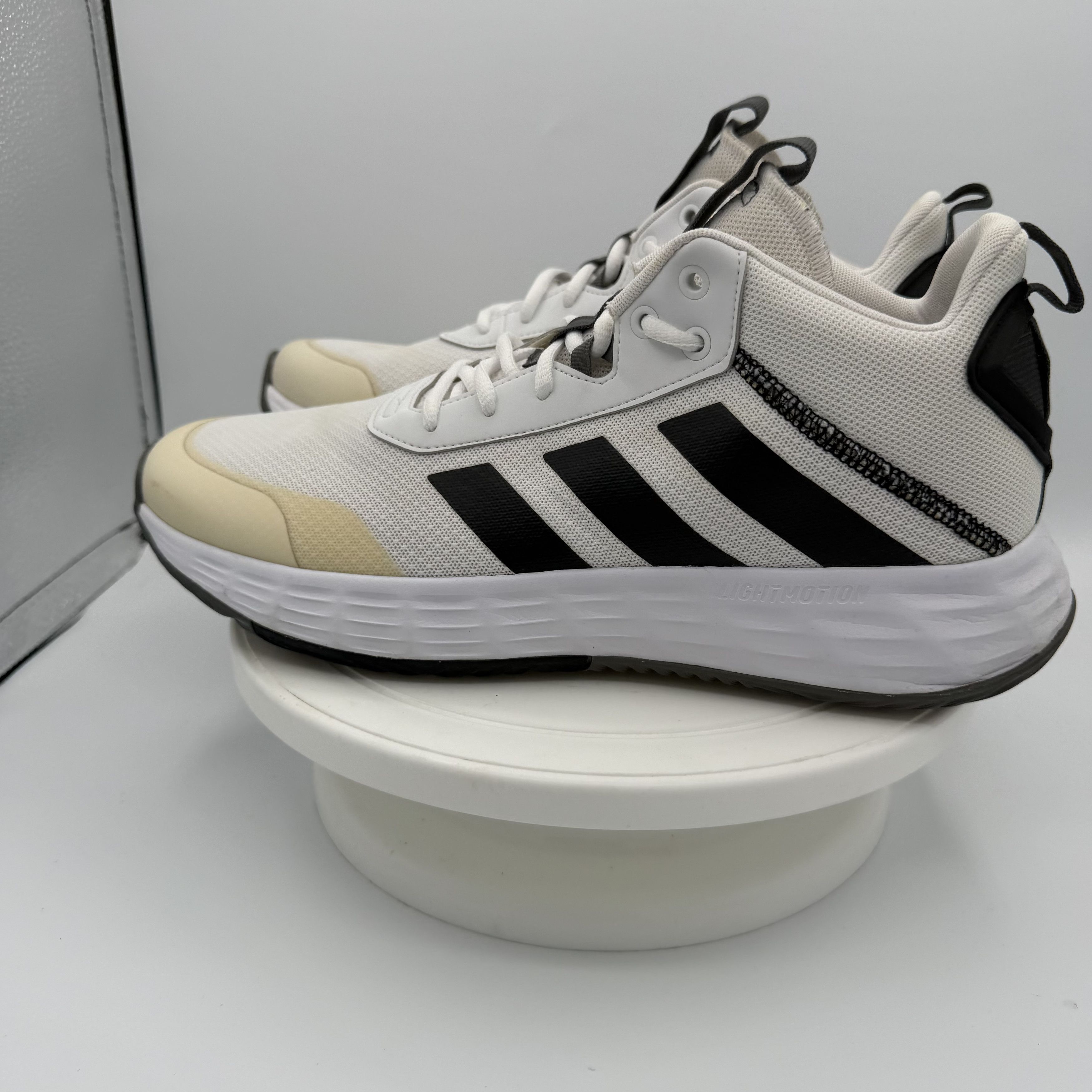 Adidas Adidas Own The Game 2.0 H00469 White Sneakers Sz 12 Size US 12 / EU 45 - 9 Thumbnail