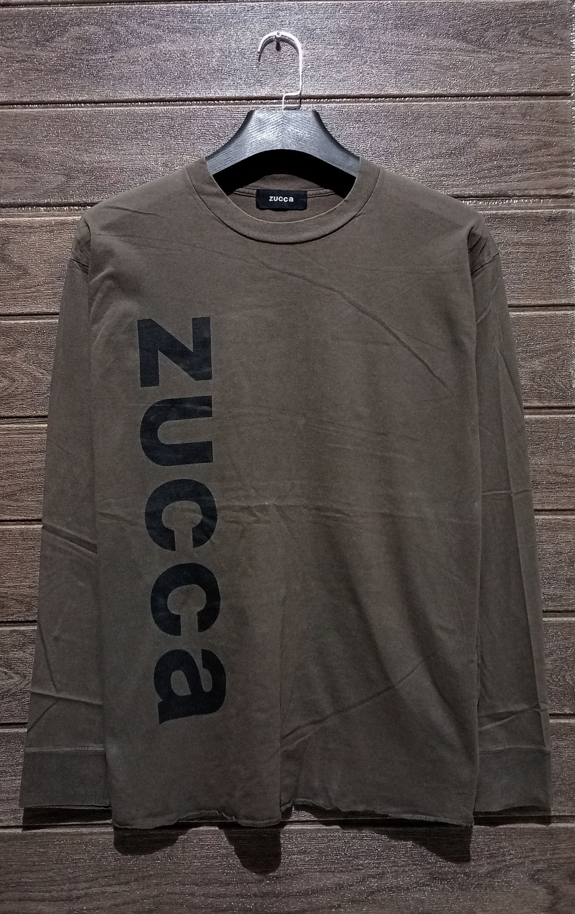 Issey Miyake Zucca Issey Miyake Spellout Long Sleeve Tshirt Size US M / EU 48-50 / 2 - 1 Thumbnail