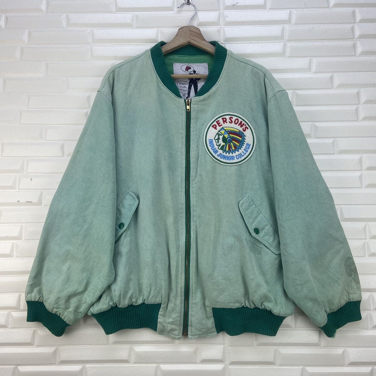 PERSON'S × Vintage Vintage Person’s Indian Junior College Loose Oversize Jacket Size US L / EU 52-54 / 3 - 22 Thumbnail