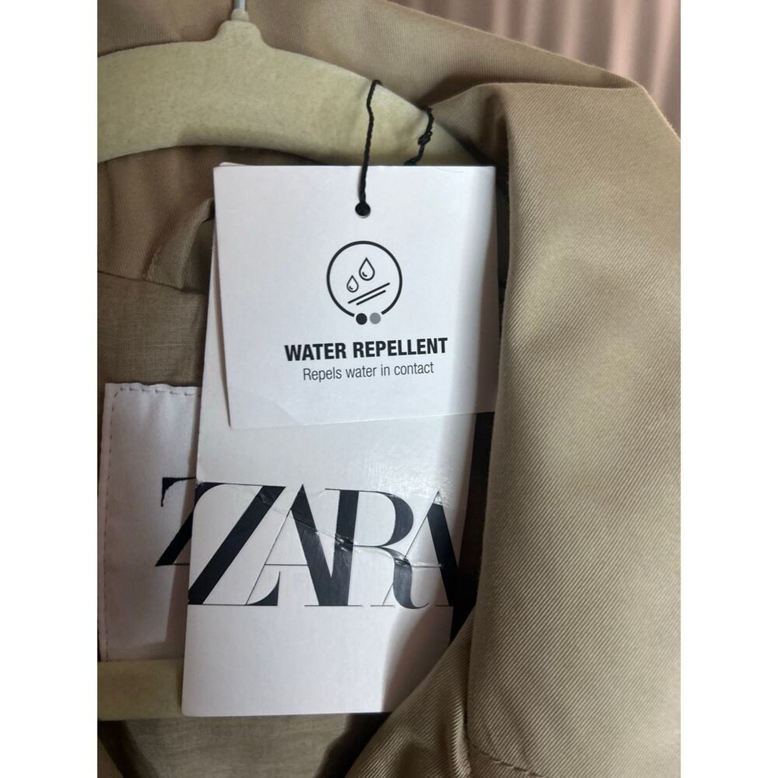 Zara Nwt-Zara BELTED DOUBLE-BREASTED TRENCH COAT-waterresistant-S Size S / US 4 / IT 40 - 5 Thumbnail