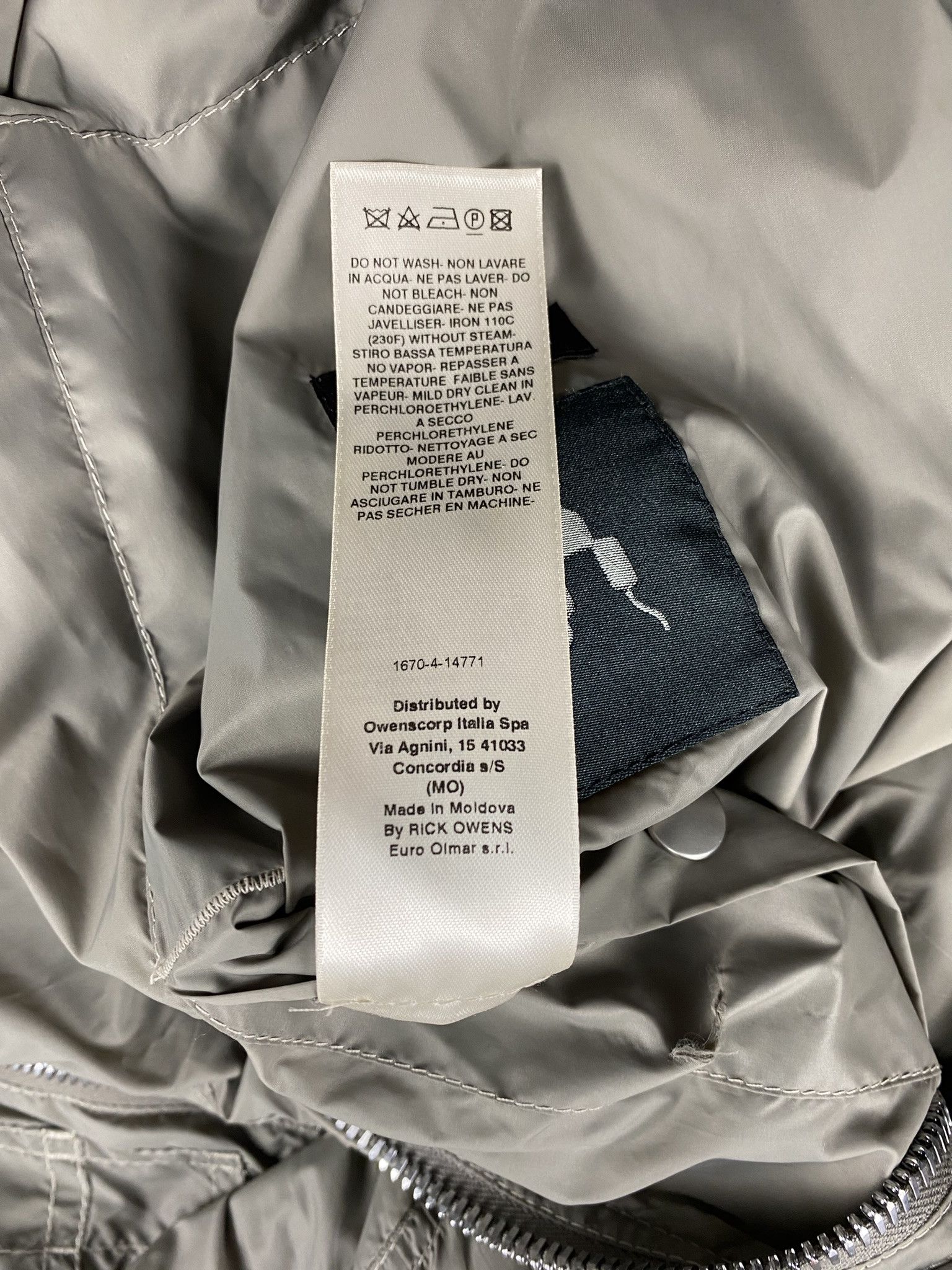 Rick Owens Drkshdw DRKSHDW Top snap Nylon Bomber Size US S / EU 44-46 / 1 - 8 Thumbnail