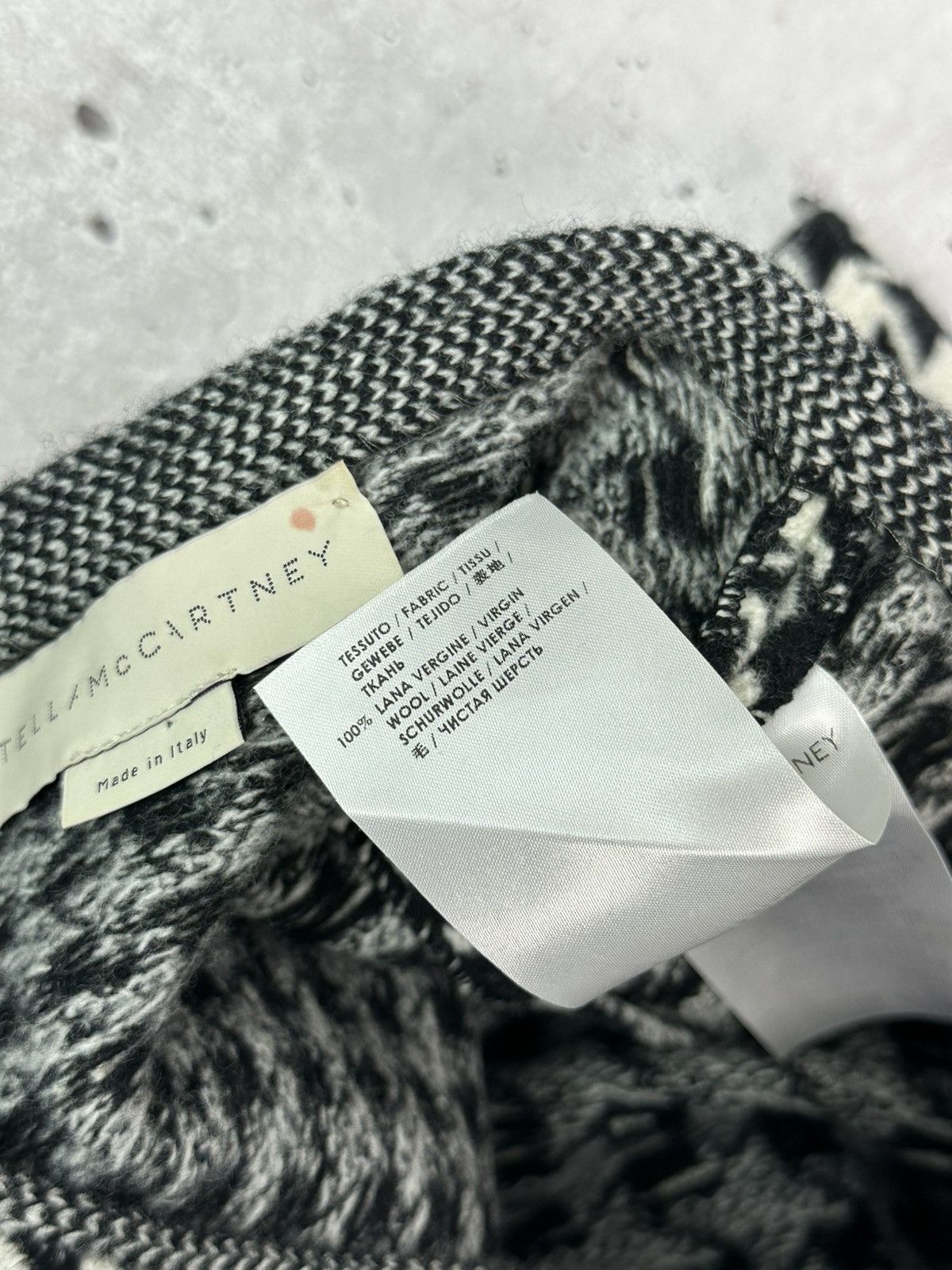 Stella McCartney Stella McCartney 2014 Runway Black White Mini Shift Sweater Size M / US 6-8 / IT 42-44 - 10 Thumbnail