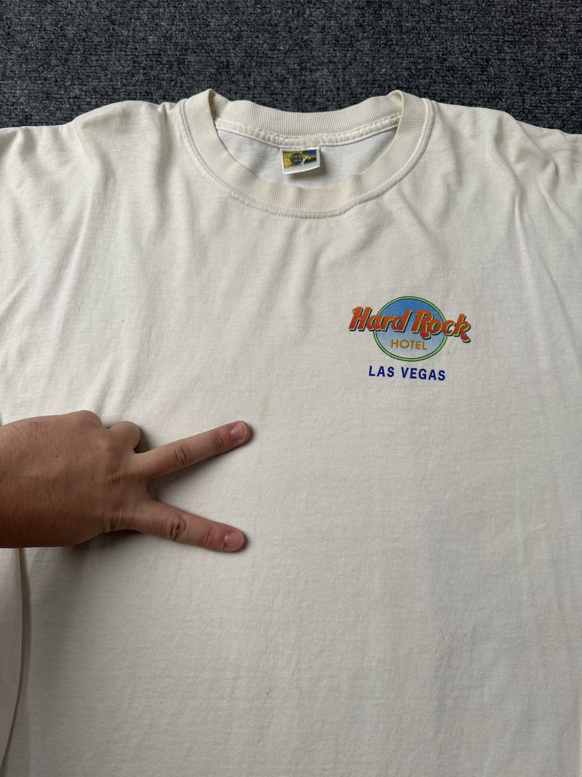 Hard Rock Cafe Mens Hard Rock Hotel Las Vegas Flame Long Sleeve, Size 2XL Size US XL / EU 56 / 4 - 9 Thumbnail