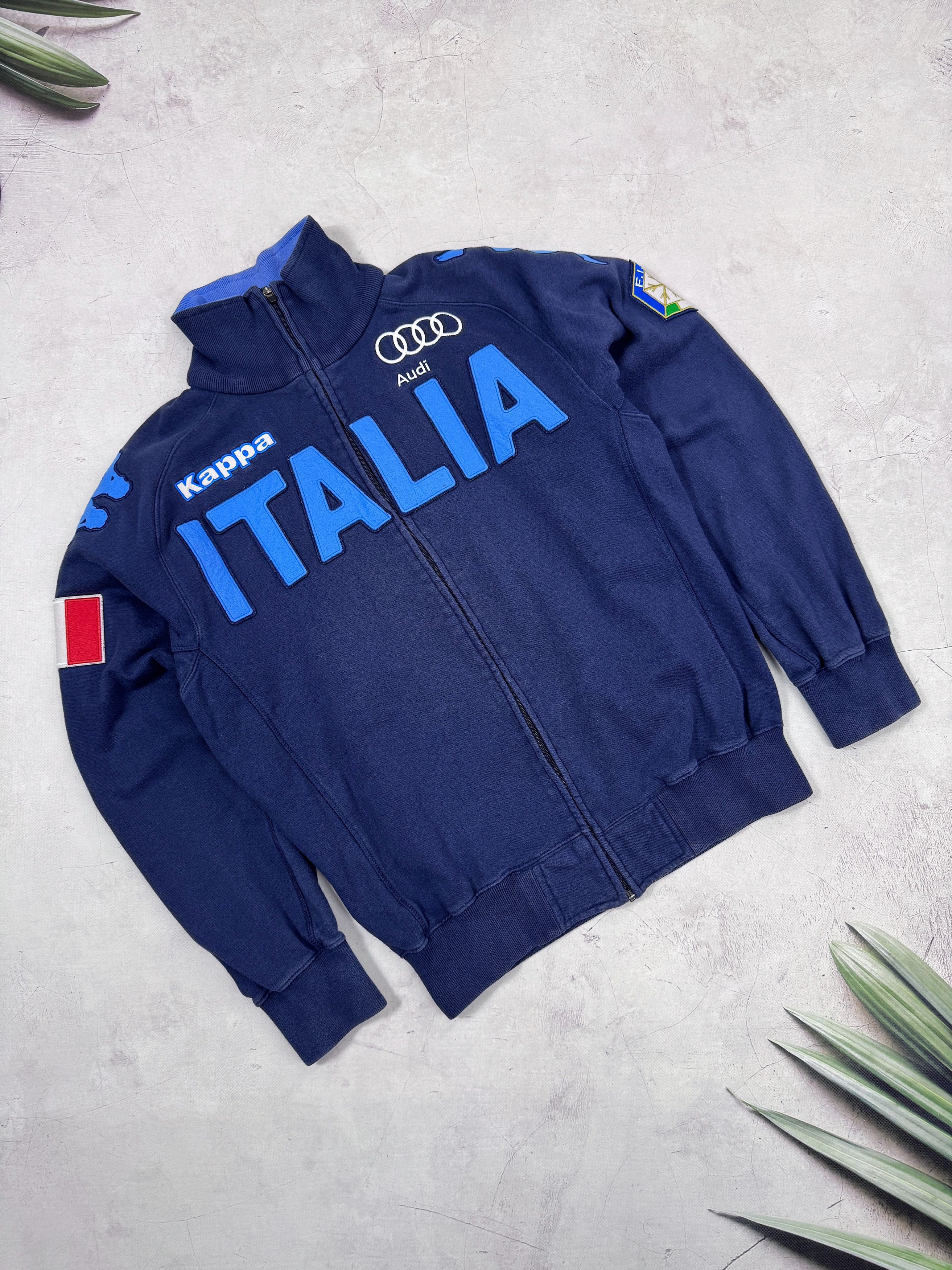 Kappa F.I.S.I. Italy Olympic Ski Team Track Jacket by Kappa Size US L / EU 52-54 / 3 - 6 Thumbnail