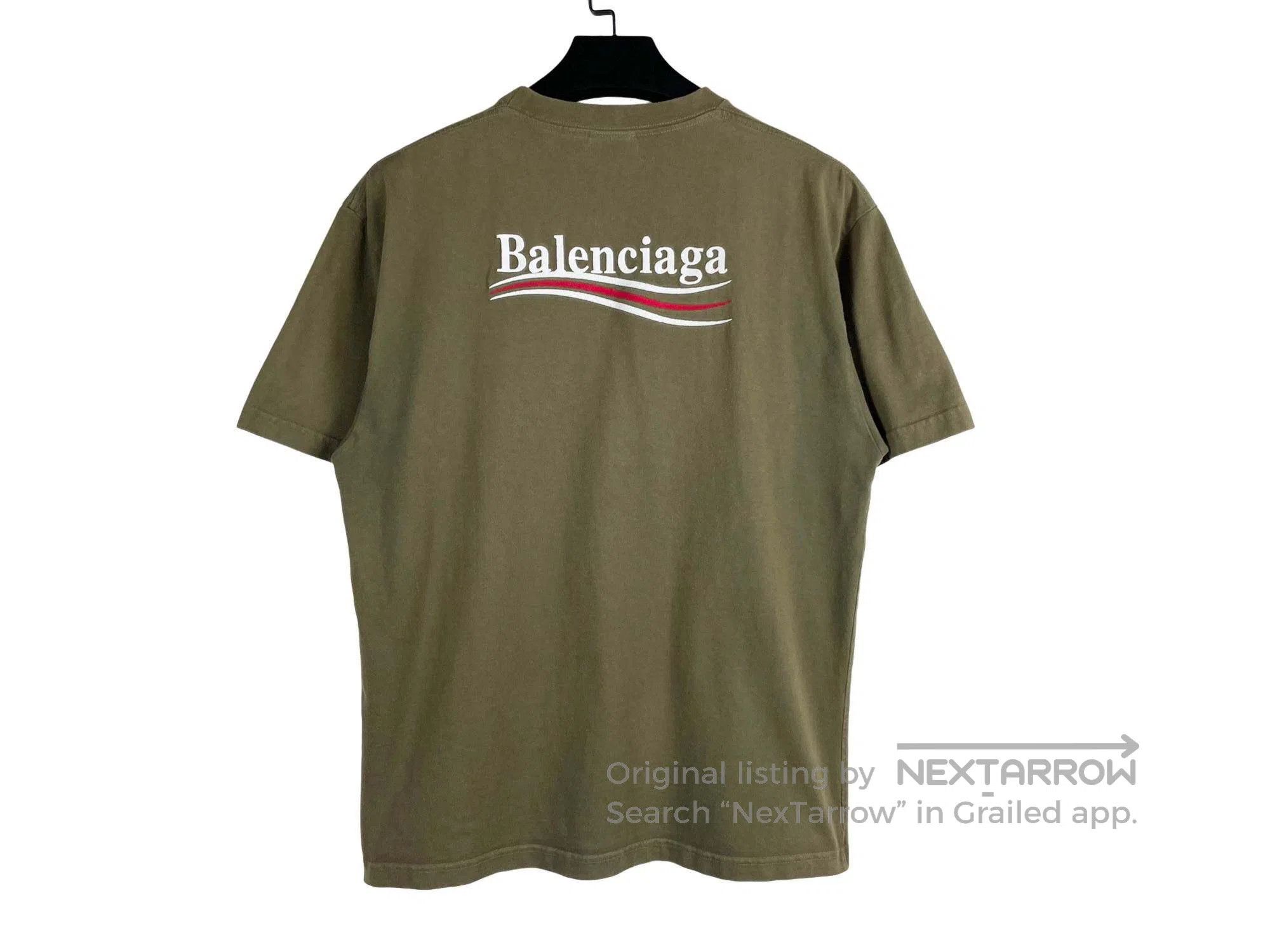 Balenciaga Balenciaga Embroidered Wave Logo Short Sleeve Size US XS / EU 42 / 0 - 2 Thumbnail