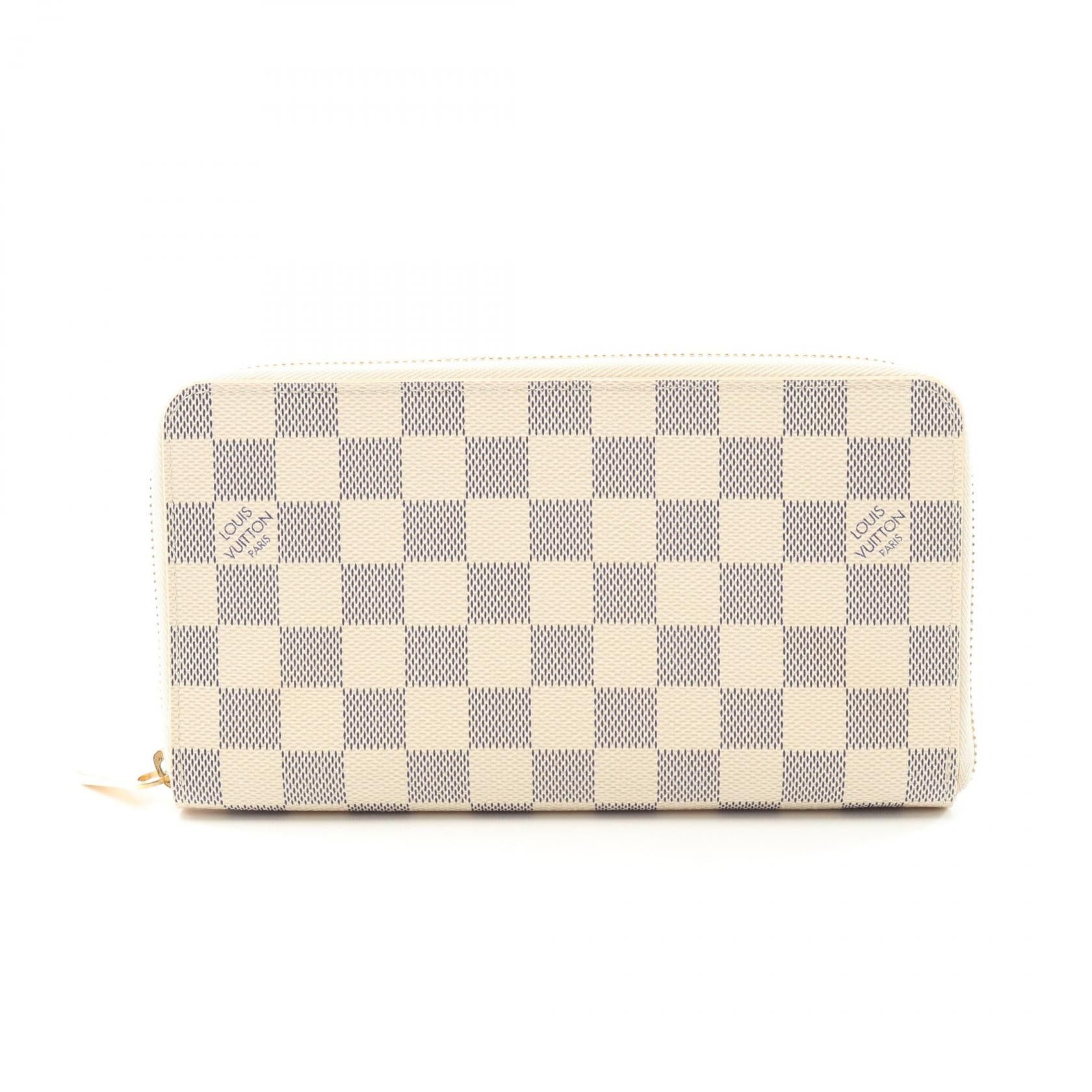 Louis Vuitton Louis Vuitton Louis Vuitton Zippy Organizer Damier Azur Long Wallet Canvas Long Wallet N60012 Size ONE SIZE - 1 Thumbnail