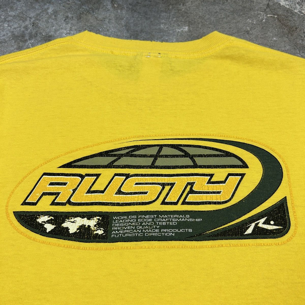Rusty × Vintage 1990s Rusty Surf T-Shirt Size US M / EU 48-50 / 2 - 10 Thumbnail