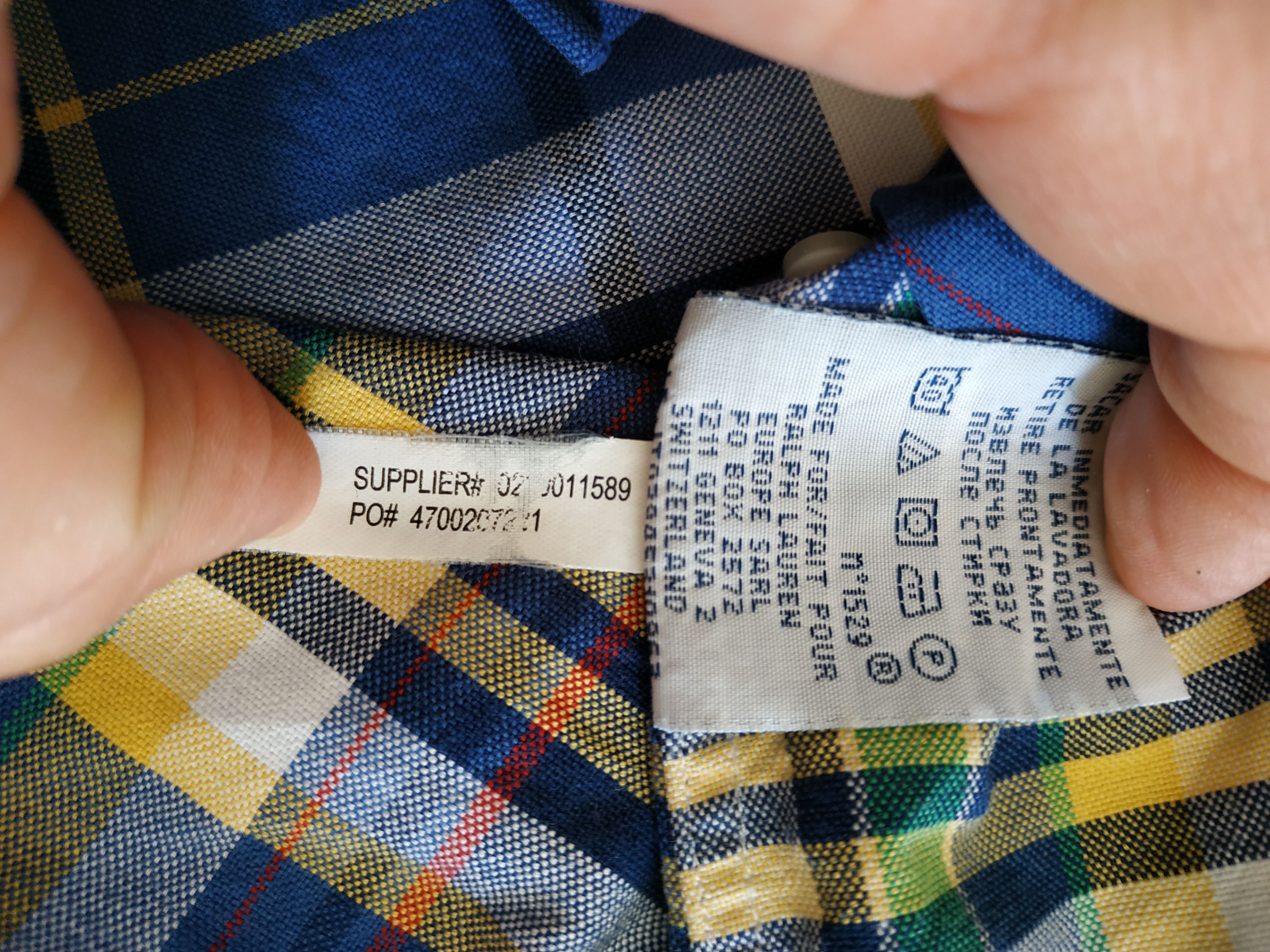 Polo Ralph Lauren Polo Ralph Lauren Men's Checkered Button Up Shirt, s. SMALL Size US S / EU 44-46 / 1 - 13 Thumbnail