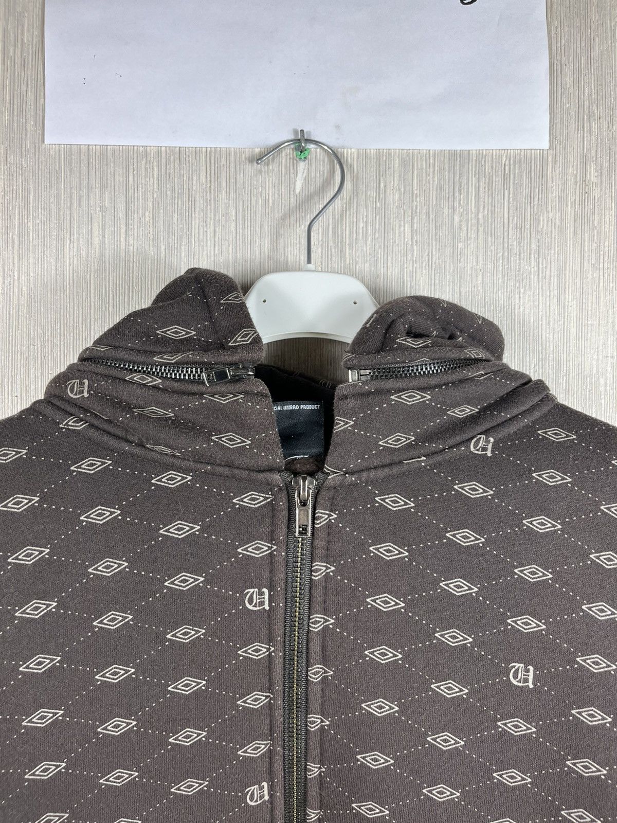 Umbro × Vintage Vintage Umbro y2k monogram logo hoodie sweatshirt zip hood Size US M / EU 48-50 / 2 - 6 Thumbnail