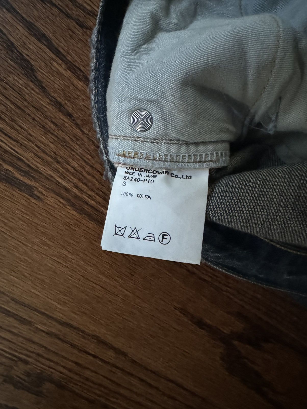 Undercover aw06 undercover bug denim Size US 31 - 4 Thumbnail