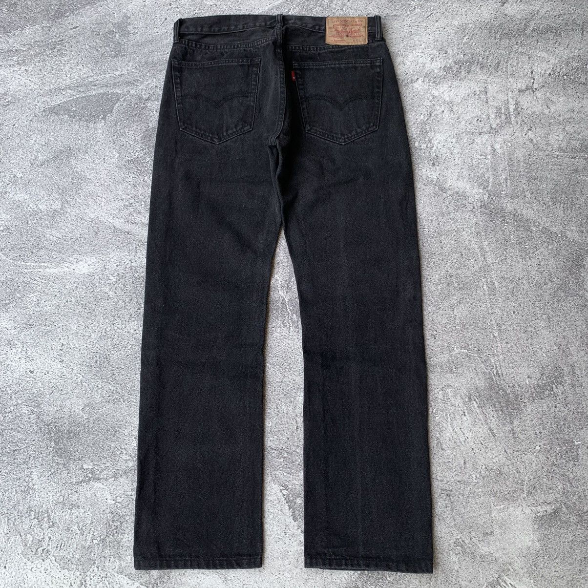 Levi's × Supreme Supreme x Levi’s Black Wash Denim Jeans Size US 31 - 2 Thumbnail
