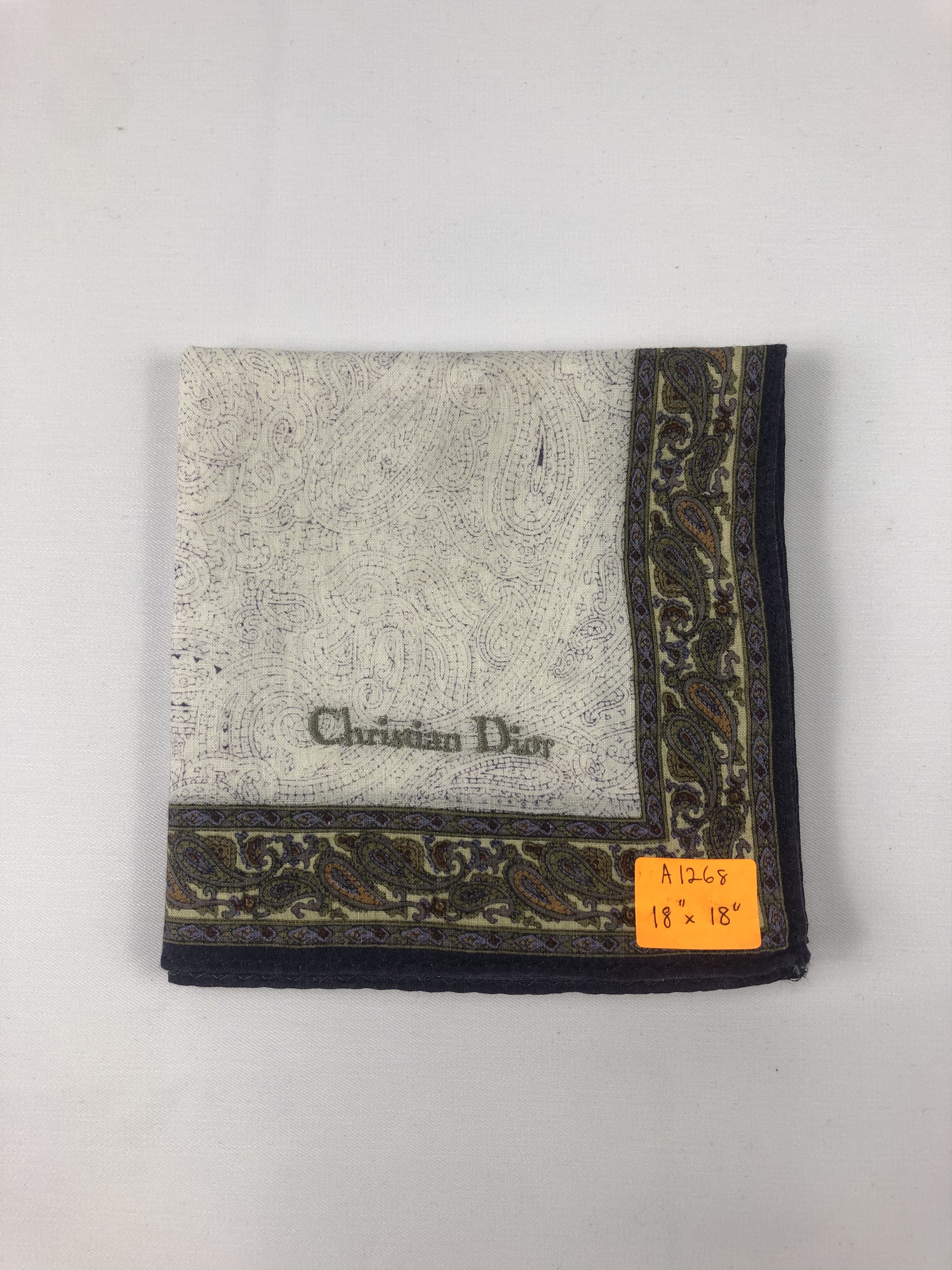 Vintage Christian Dior Handkerchief / Bandana / Neckerchief Size ONE SIZE - 6 Thumbnail