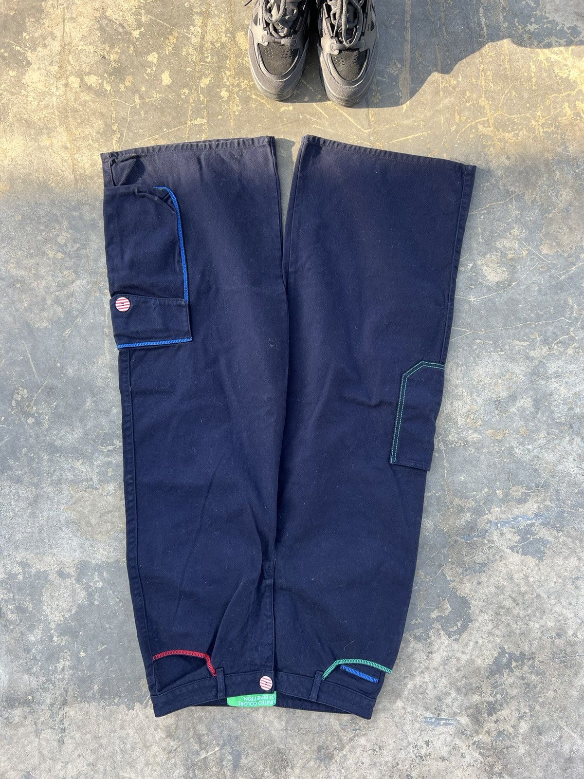 JNCO Vintage Benetton Baggy Jeans Size US 30 / EU 46 - 14 Thumbnail