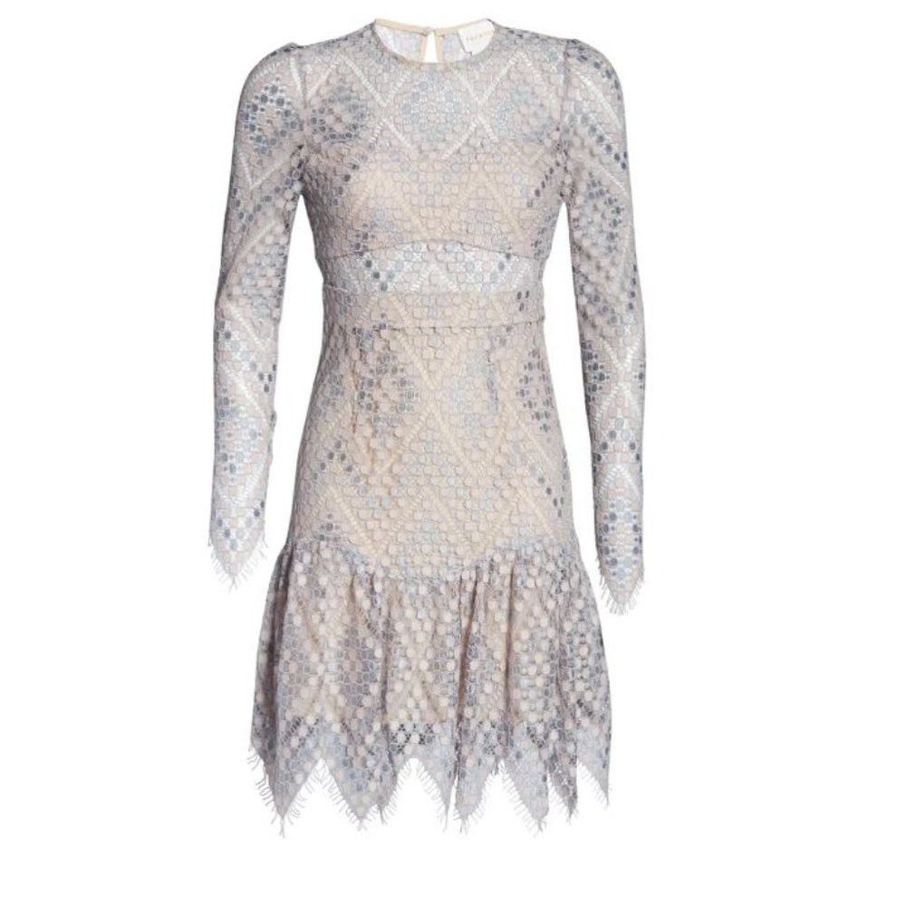 Anthropologie NWT New Anthropologie FOXIEDOX Clara Crochet Lace Long Slee Size S / US 4 / IT 40 - 2 Thumbnail