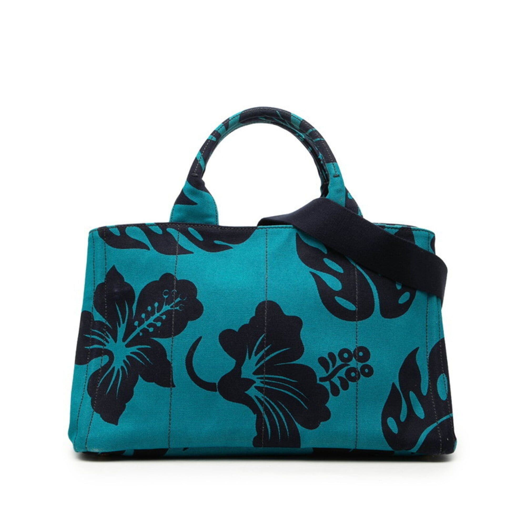 Prada PRADA Canapa handbag, canvas, black, women
