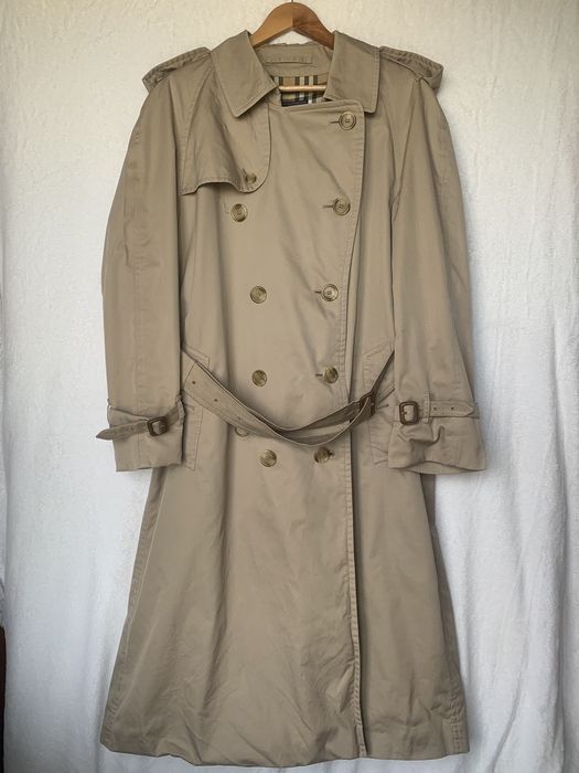 Vintage Burberry Trench Coat Men Size 50 Grailed