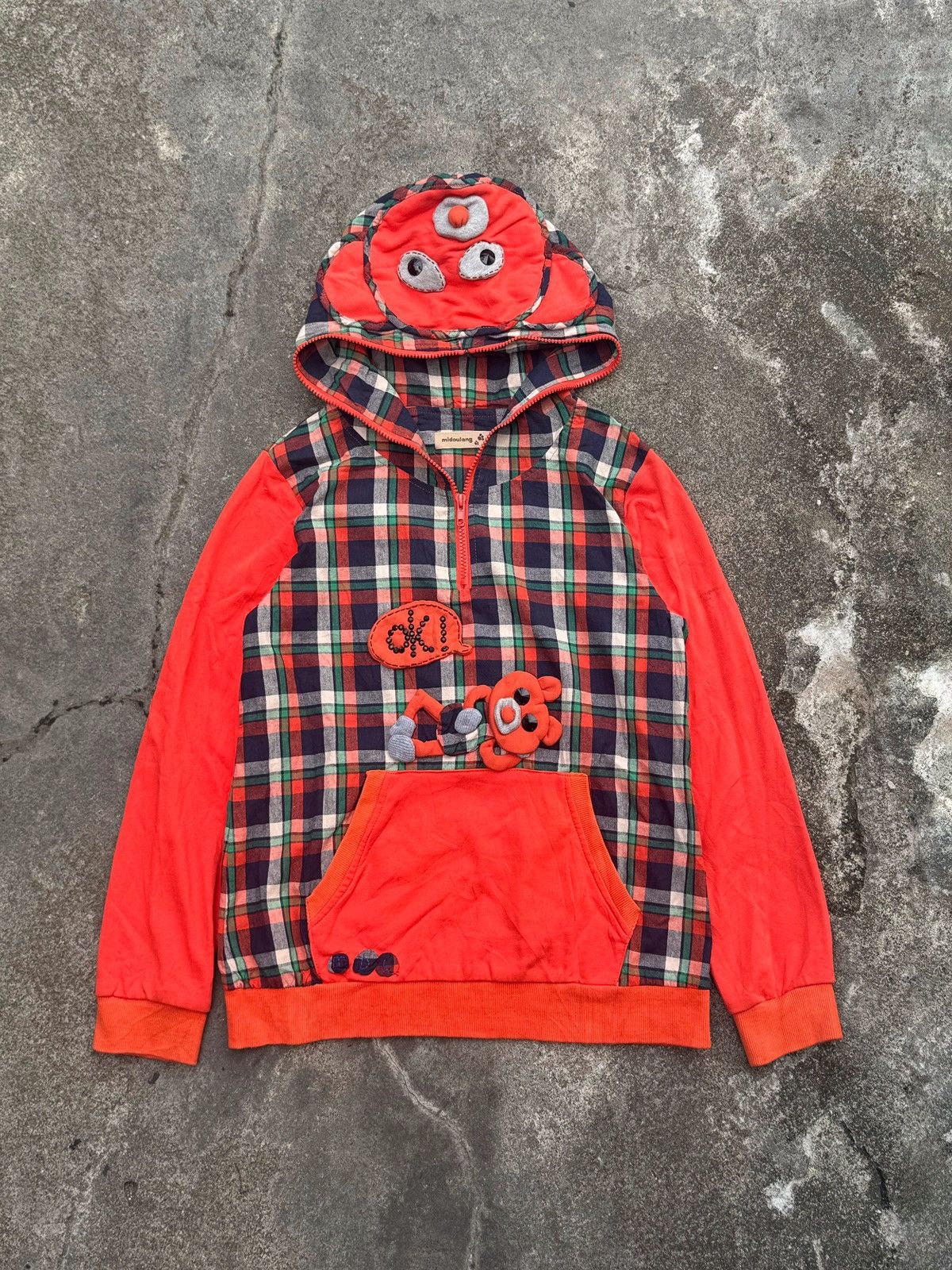 Hysteric Glamour 2000s Midoulang Hoodie Full Zipper Angel Blue Styled Size US S / EU 44-46 / 1 - 1 Thumbnail
