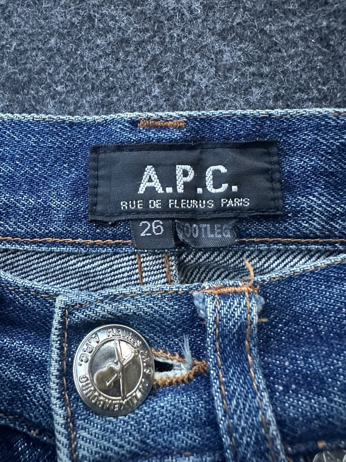 A.P.C. Vintage APC Selvedge Denim 2Pcs For Kids D293 Size US 26 / EU 42 - 6 Thumbnail