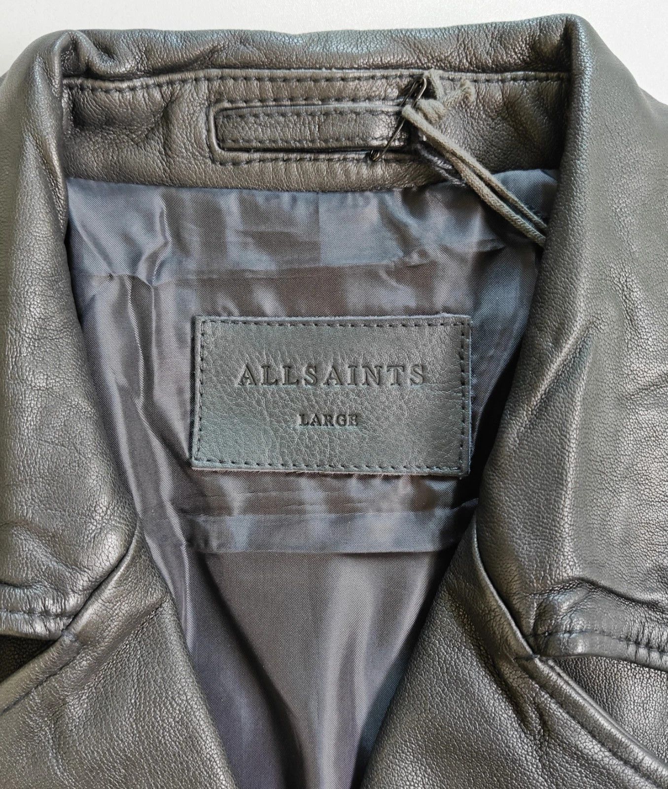 Allsaints ALLSAINTS Lomi Biker Men's Leather jacket FTP/5014 Size US L / EU 52-54 / 3 - 2 Thumbnail