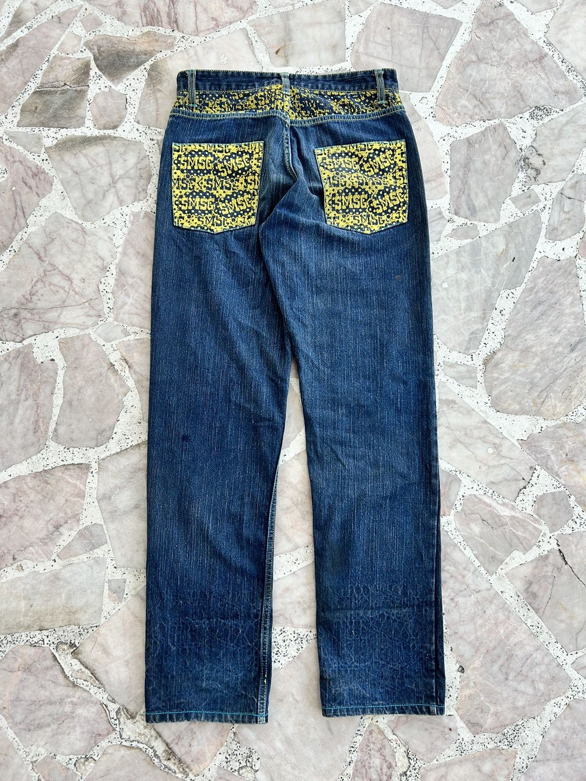 Japanese Brand Smashing Denime Golden Camo Layered Size US 30 / EU 46 - 8 Thumbnail