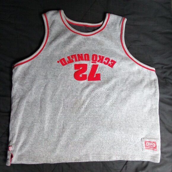 Ecko Unltd. Vintage Ecko Unlimited 72 Jersey Tank Top Size US XXL / EU 58 / 5 - 2 Thumbnail