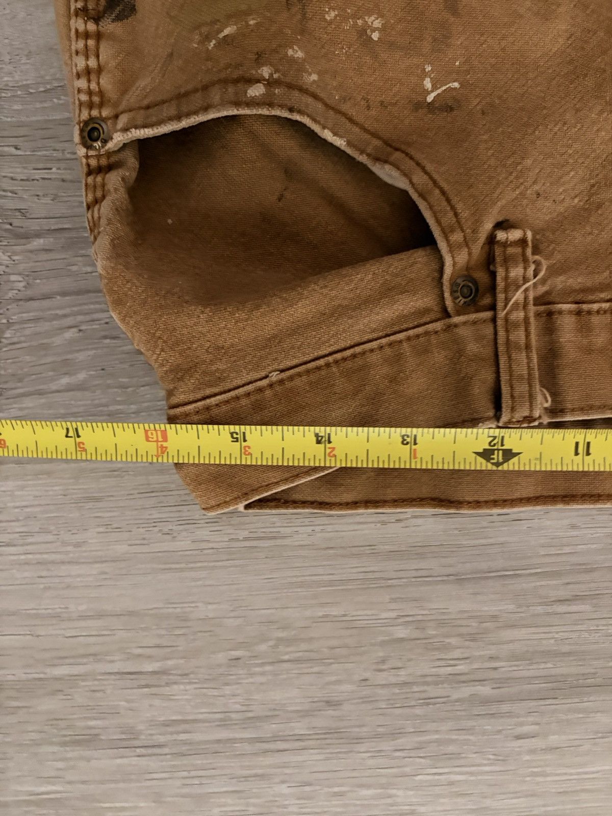 Dickies Dickies Thrashed Naturally Distressed Work Pants Cargos Size US 33 - 6 Thumbnail