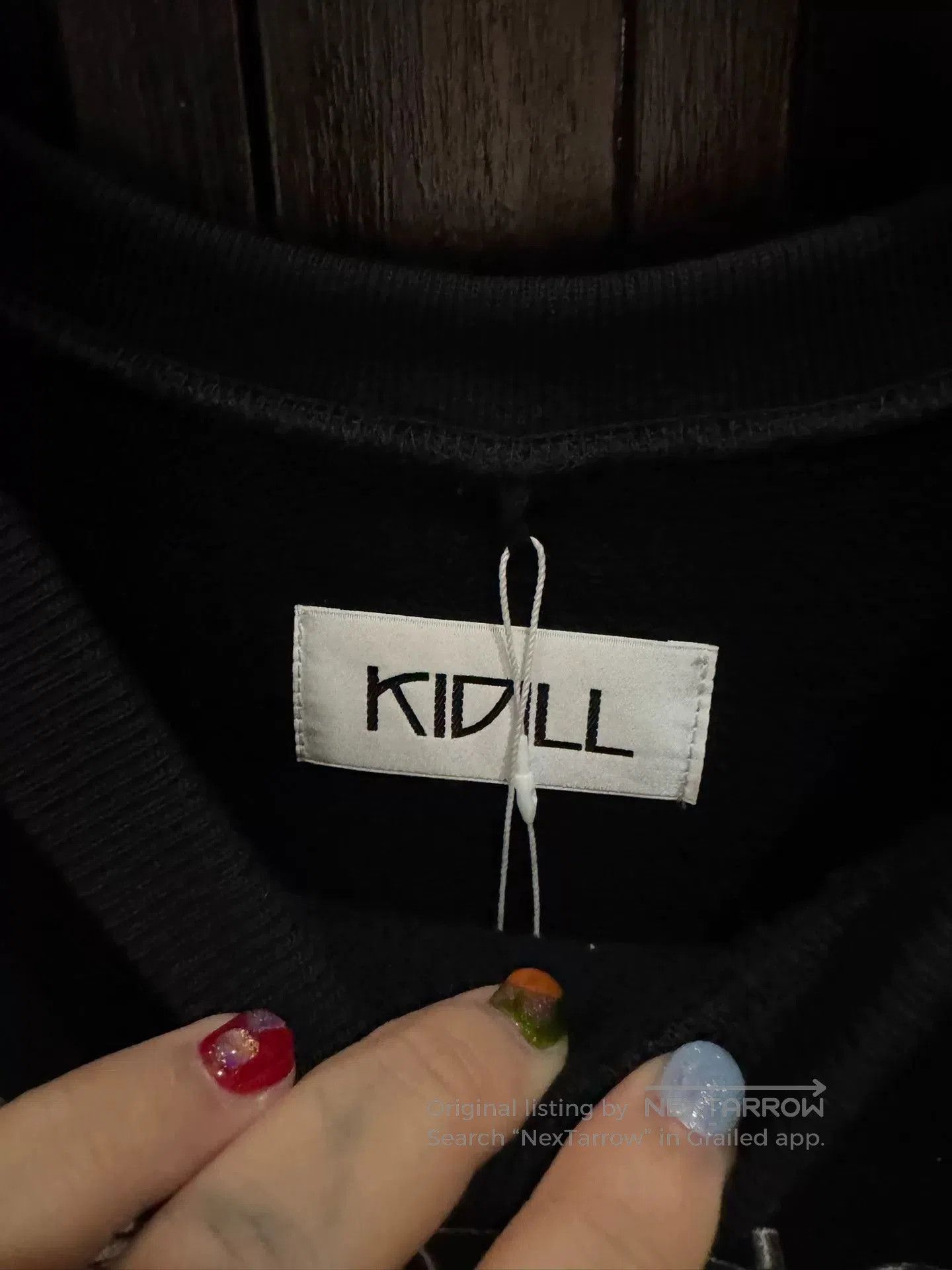 KIDILL oversized printed black sweatshirt for girls. Size XXS / US 00 / IT 34 - 5 Thumbnail