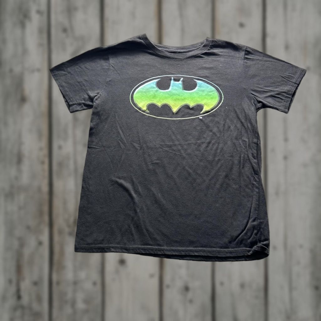 Logo 7 Batman Shirt Mens XL Black Gradient Logo Graphic Tee DC Comics Superhero Size US XL / EU 56 / 4 - 1 Thumbnail