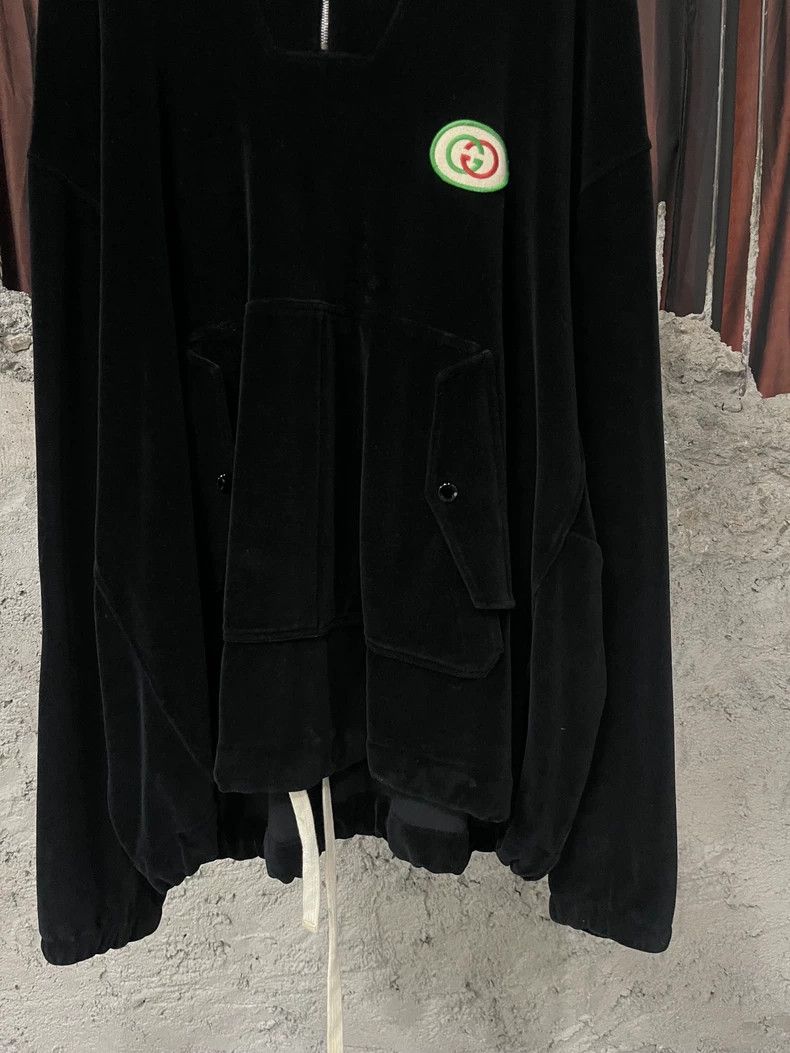 Gucci GucciVelvet half-zip hoodie 2503-Nextarrow Size US M / EU 48-50 / 2 - 4 Thumbnail