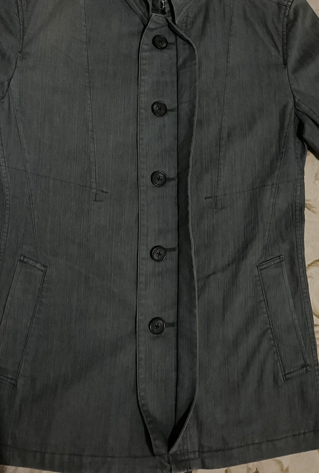 Designer × Japanese Brand × Tornado Mart Japanese Brand Zero by Tornado mart Denim Long Coat Size US S / EU 44-46 / 1 - 3 Thumbnail