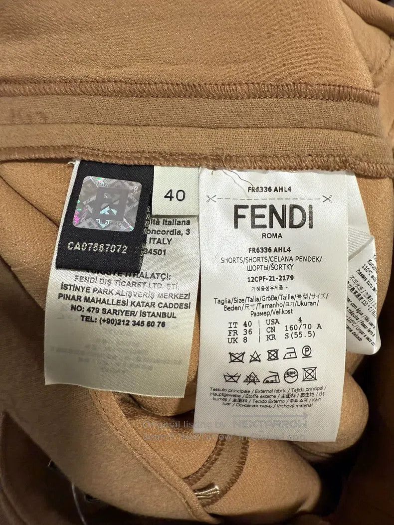 Fendi Fendi Monogrammed Shorts Size 26" / US 2 / IT 38 - 5 Thumbnail