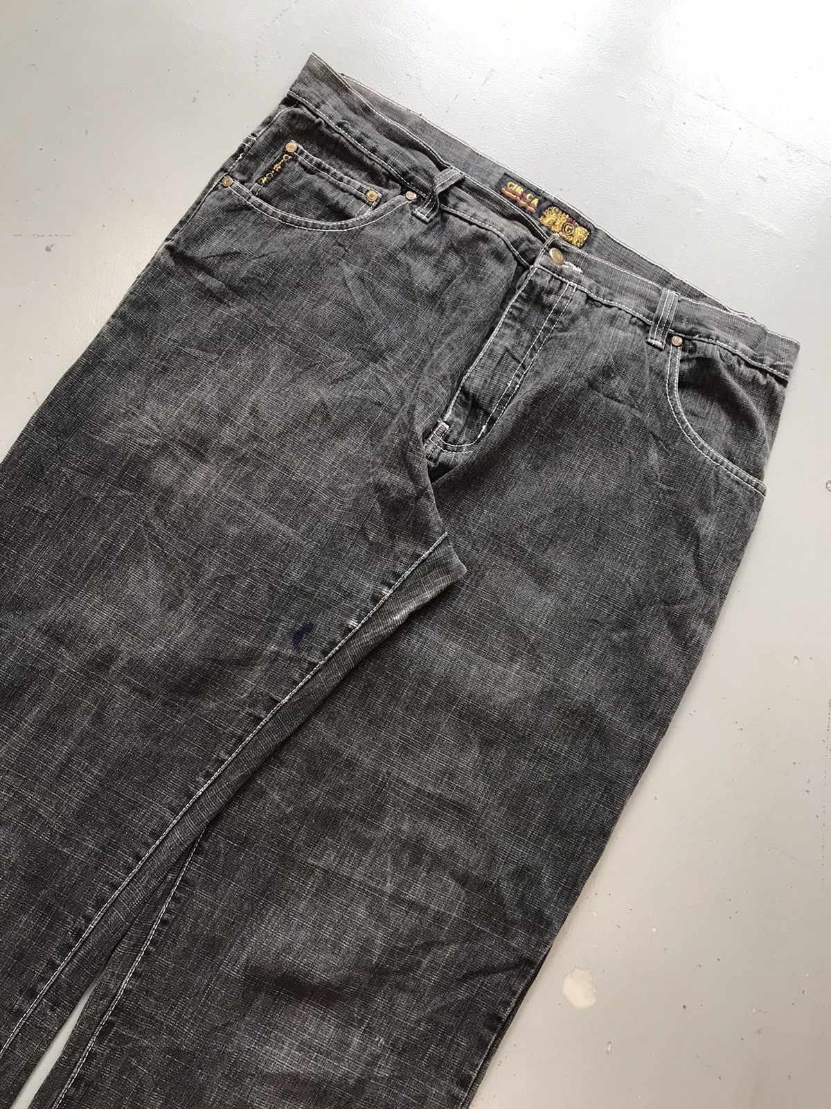 C1RCA × Southpole × Vintage Vintage cir ca white thread embroidered loose fit denim Size US 40 / EU 56 - 7 Thumbnail
