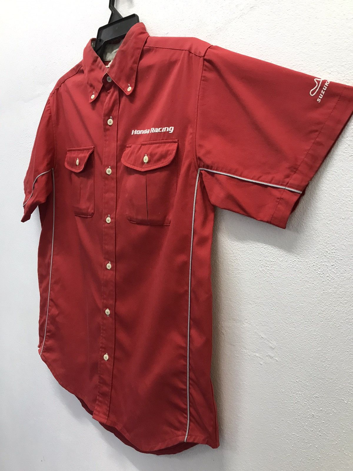 Honda × Japanese Brand × Vintage Vintage Honda Racing Suzuka Circuit Made In Japan Shirt Size US M / EU 48-50 / 2 - 4 Thumbnail