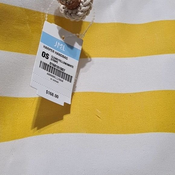 J.McLaughlin J. McLaughlin Harper Handbag Striped Tote Bag NWT Size ONE SIZE - 6 Thumbnail
